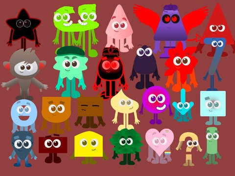 A band of Colourblocks that I made