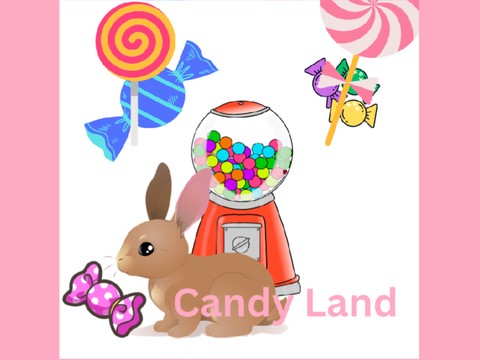 Rabbit in a Candy Land