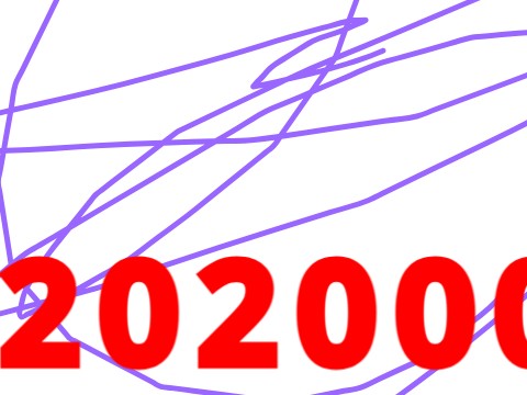 Numbers 0 to 202000