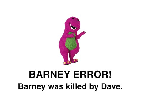 Barney Error (Fixed)