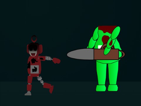 Add your oc getting chased by headless dipsy from Slendytubbies 3!