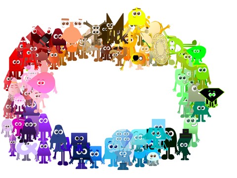 Colourblocks band